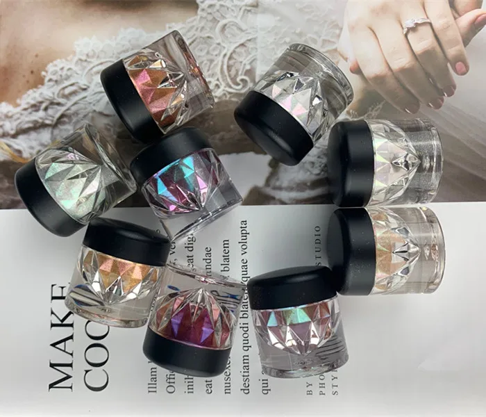 Single Bottle Neon Colors Eyeshdow Powder Private Label Makeup Duochrome Chameleon Loose Pigment Eyeshadow