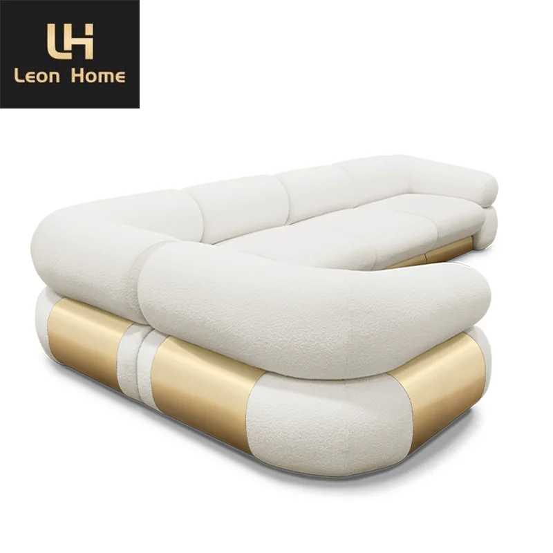 Manufacturer Hot Sale Custom Made Luxury Living Room Sofa Italian New Design Sectional Sofa Furniture Luxury Living Room Sofa