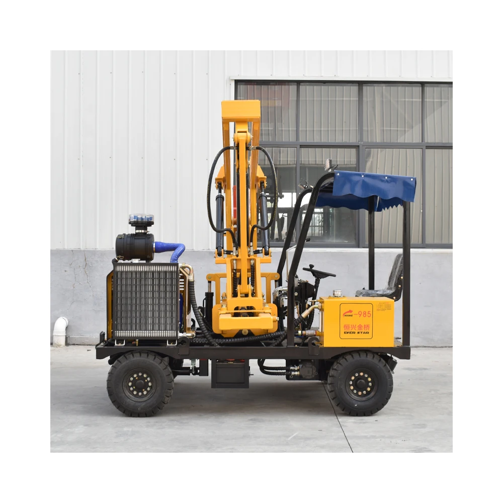 Installation Hydraulic Driving Guardrail Pile Driver Fence Pole Post Install Pile Driver Machine