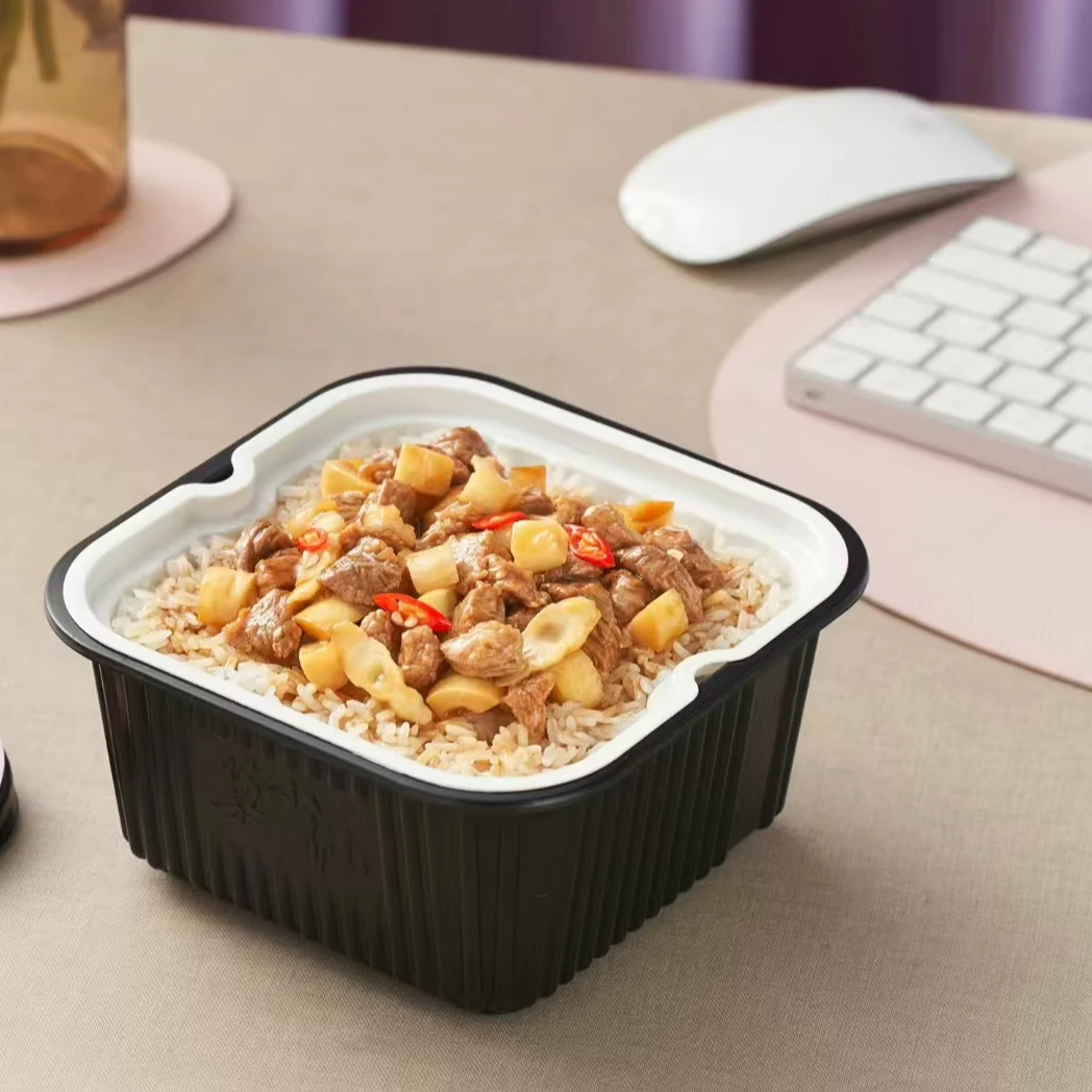 Innovative Wholesale Prefabricated Soup and Rice with Bamboo Shoots and Tender Beef for Family Dinners or Takeout Instant Rice