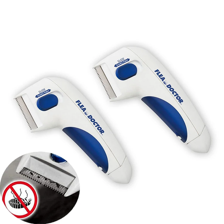 Amazon Top Sale Electric Dog Pet Grooming Fleas Doctor Fleas Remover Pet Dog Flea Comb Lice Cleaner