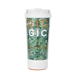 Paper Insert Tumbler Insulated Photo Insert Coffee Mug Diy Picture Travel Mug 16oz Stainless Steel Plastic cup