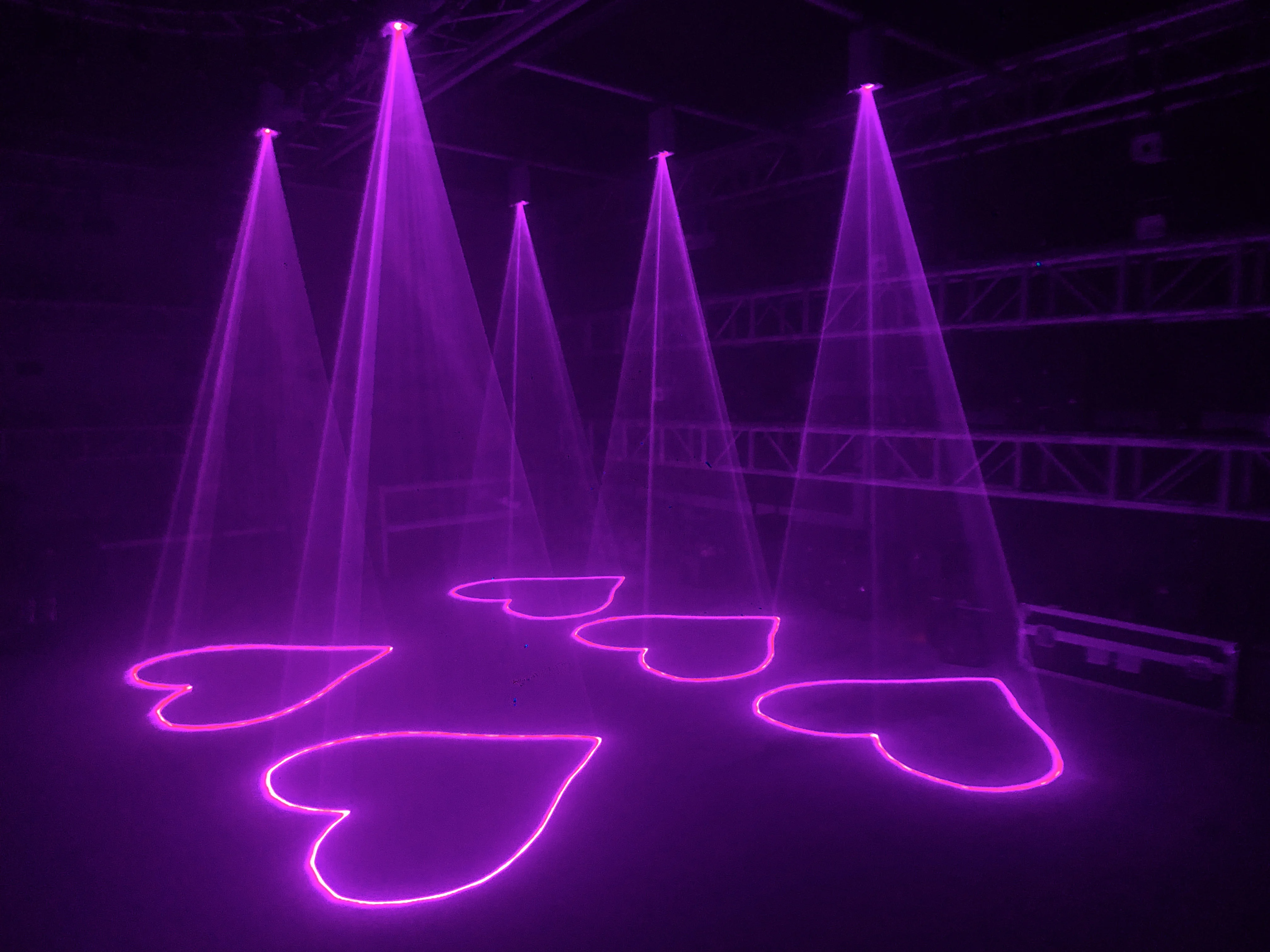 Professional IP65 Mini DMX 3W RGB Full Color Laser Light For Outdoor Garden