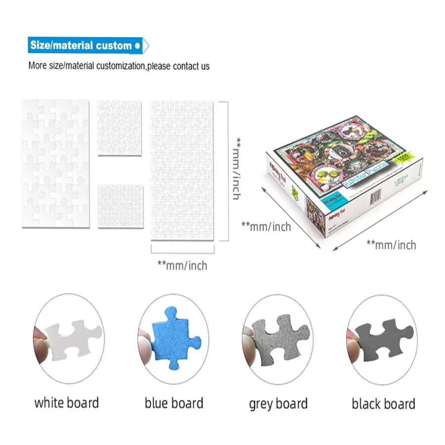 Customize Design 1000 Piece Jigsaw Puzzle Color Jigsaw Puzzle For Adult Children Entertainment Game Board