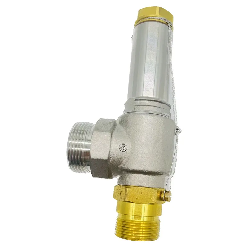 Cryogenic full lift safety relief valve in stainless steel for lng ln2 storage tank