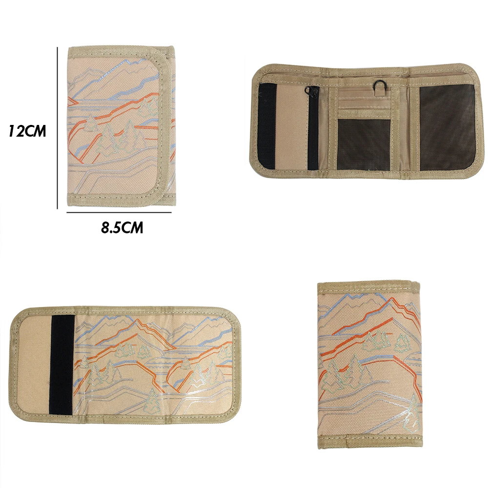 Factory Outlet Fabric Wallets for Men Trifold Men Wallet Wholesale Custom Men Wallet Manufacturer Logo