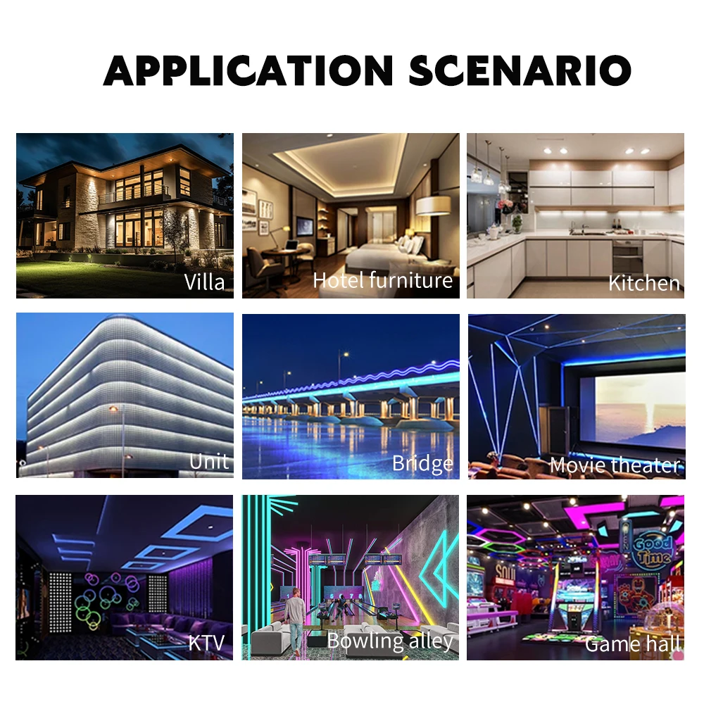 Dream RGBIC Flexible Neon Lights 24V Pixels LED Strip Running Color LED Neon Silicone LED Strip Diffuser 120LED 10 30 60 Pixels