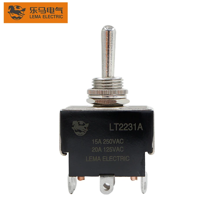LEMA LT2231A автоматический сброс тумблер 3 позиции (ON)-OFF-на 6-pin позиционный