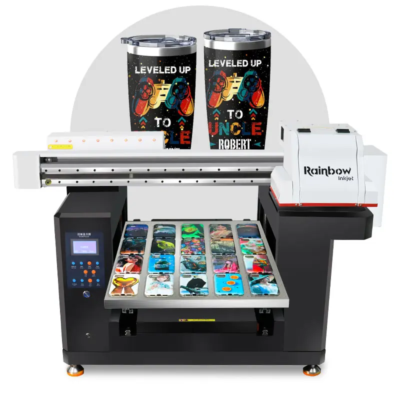 New Designed Dual DX8/4720 heads flatbed UV printer Acrylic Glass PVC Ceramic tile printing machine