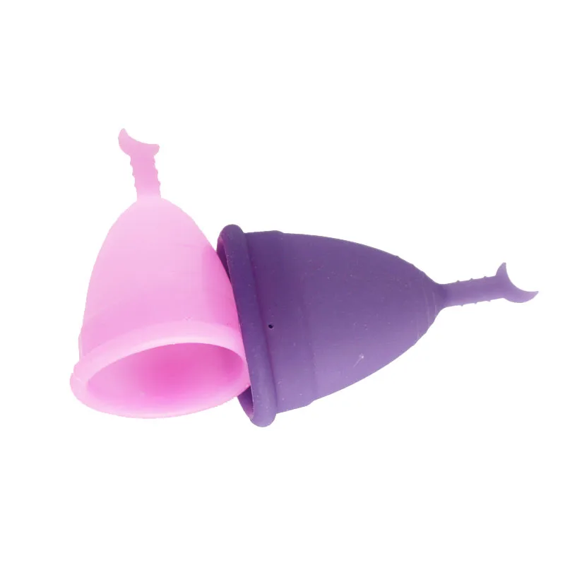 Wholesale Reusable Washable Medical Silicone Menstrual Cup Feminine Lady Girl  Period Cup Popular New Types Hygiene Comfortable
