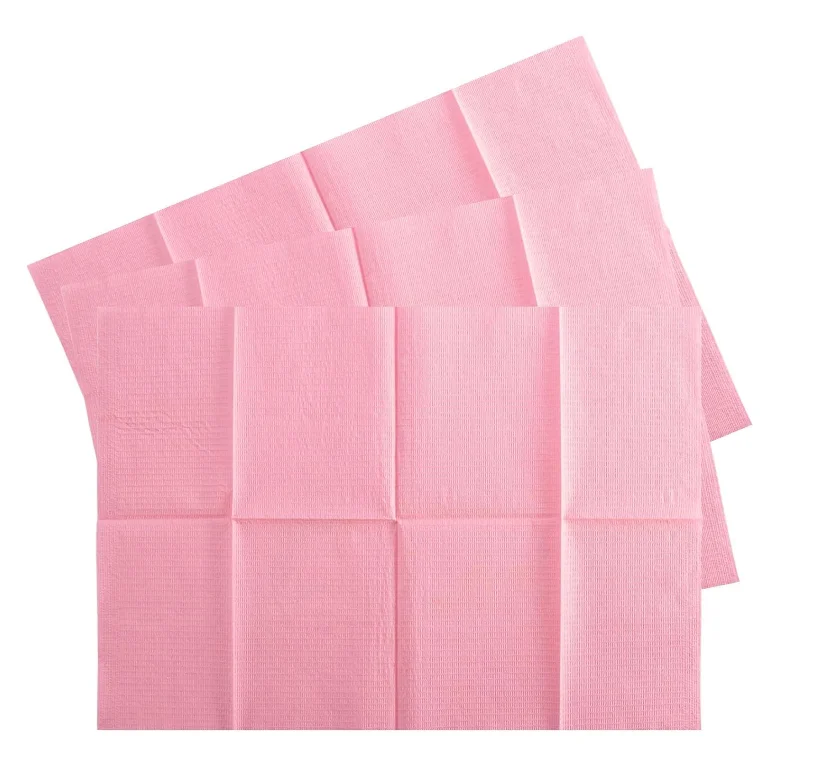 Hot Sale 125pcs Disposable Dental Bibs Tattoo Table Bibs Cover and Disposable Bed Pads for Tattoos/nail pad