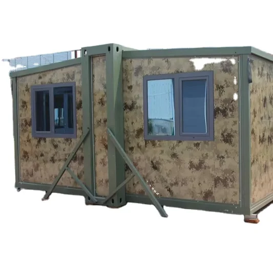 CS 40FT/20FT Foldable/Expandable Prefab Modular Steel Container House with Pre-Installed Bathroom Toilet for Home Use