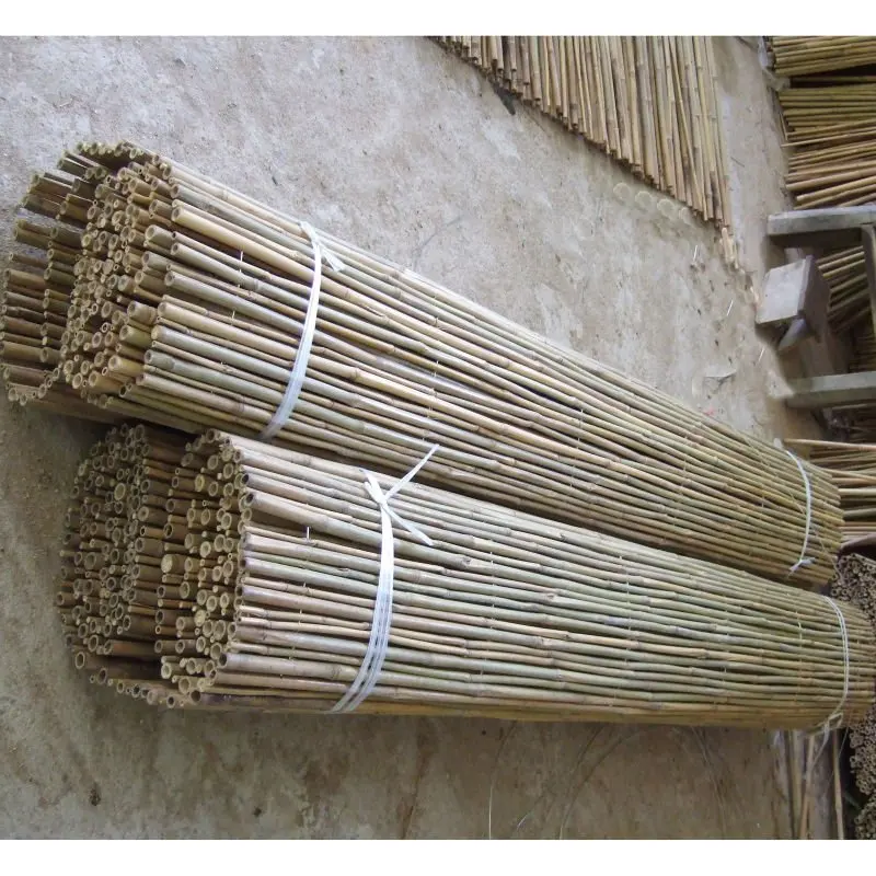 Wholesale 100% Natural Bamboo Fence  4m Roll Artificial Bamboo Fence Panel