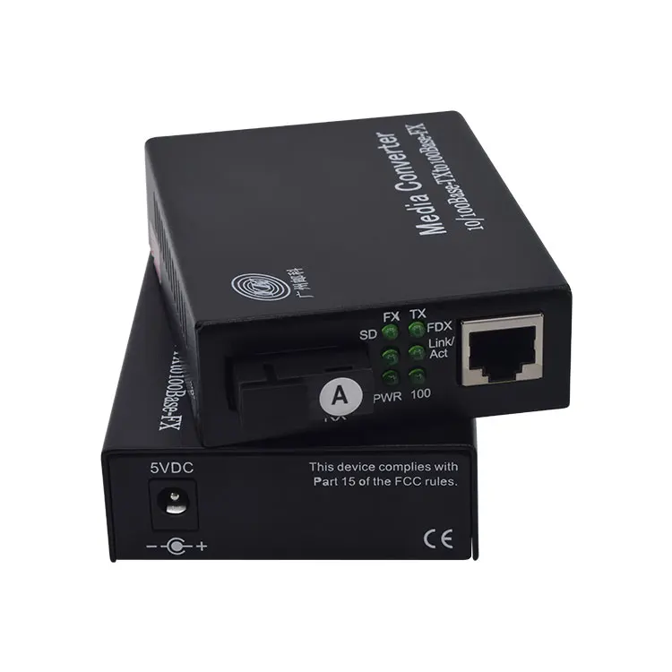 Single Mode Fiber 100 Gigabit Converter Single Core Optical Telecom Transceiver