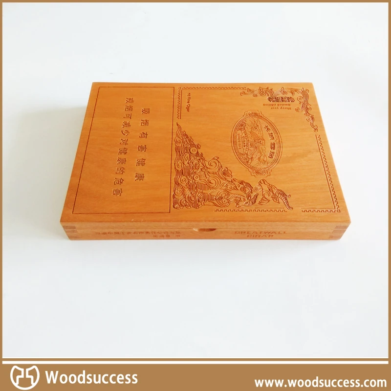 Luxury Custom-Size Wooden Gift Boxes Recyclable with Logo & Varnishing for Cigars Candies Photo Frames or Stickers