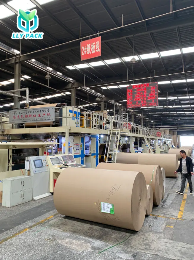 3/5  ply E Flute Corrugated Carton Production Machine Corrugated Cardboard Making Line