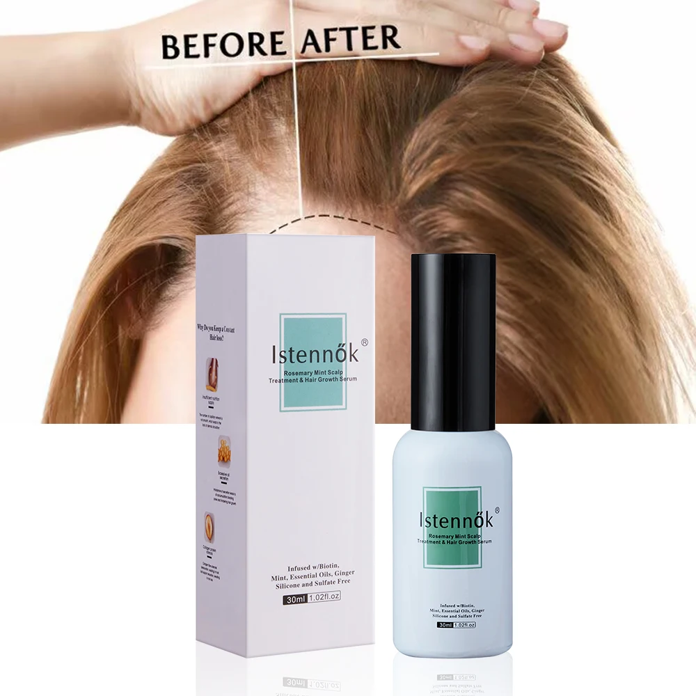 Keratin Protein Hair Treatment Serum Hair Loss Prevention Thinning Hair Thickening Tonic