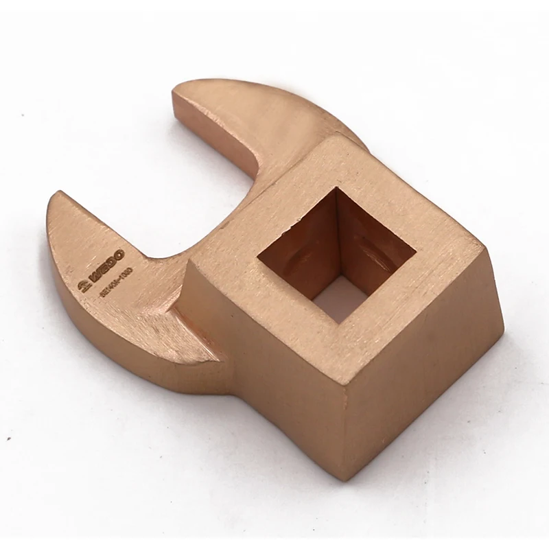 WEDO ATEX Non-Sparking Crow Foot Open End Aluminium Bronze or Beryllium Copper BAM/FM/GS/ISO/OHSAS Certificate