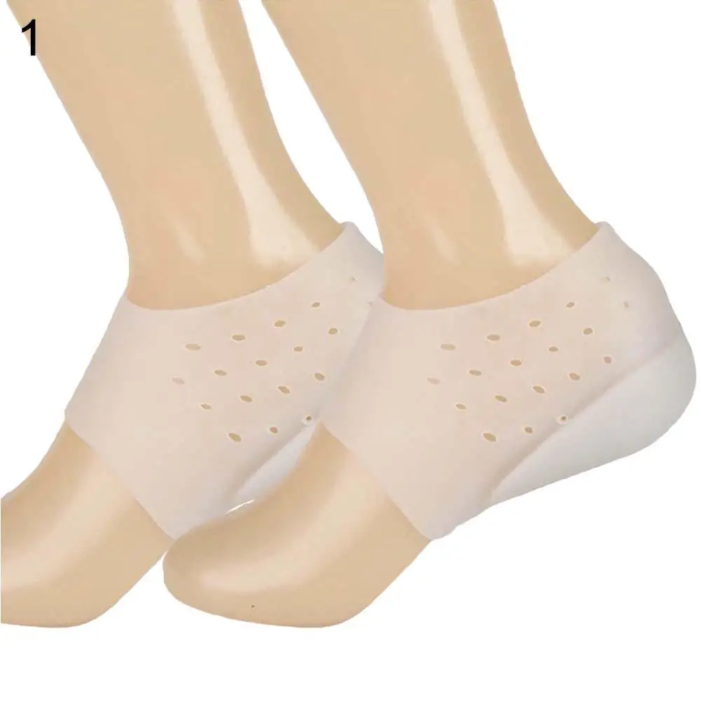 Breathable Silicone Heel Socks Protectors To Repair Dry Cracked Heel And Reduce Pains Of Plantar Fasciitis, Achilles Tendonitis