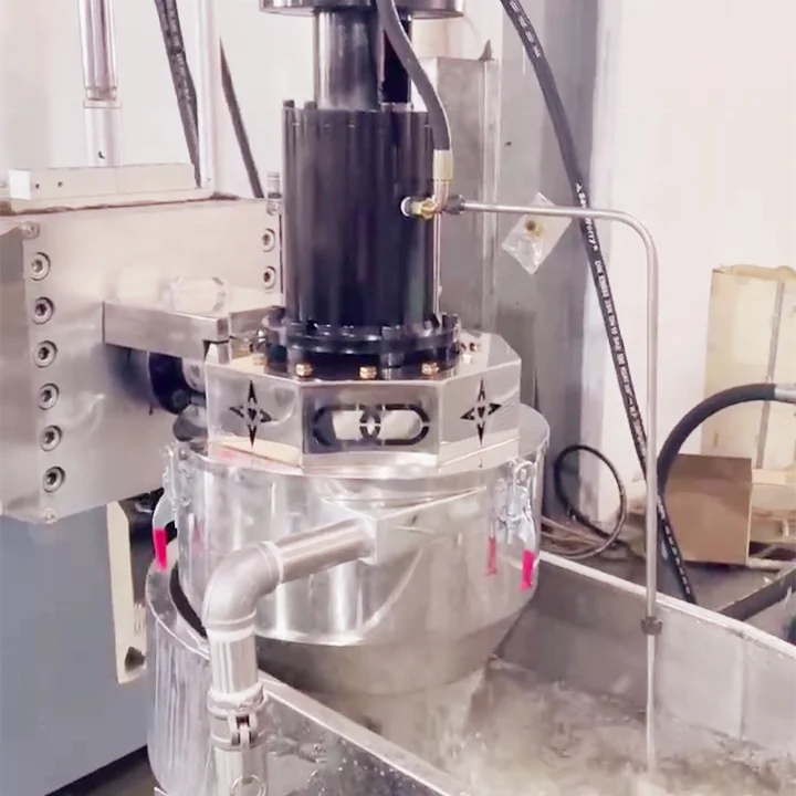 horizontal color master water ring cutting die head