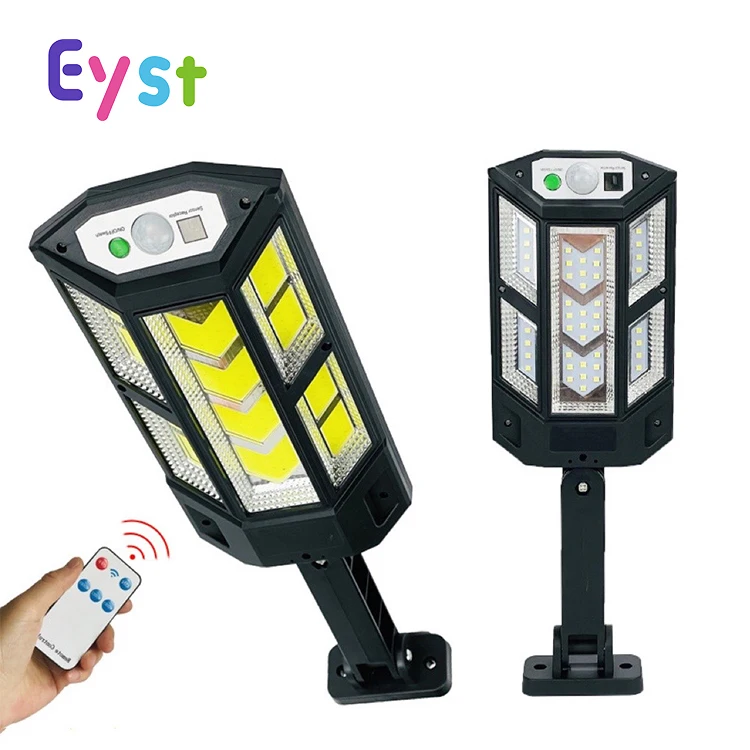 EYST Intelligent Human Sensor Multi-angle Adjustment Waterproof Ip65 Energy Saving All In One Led Solar Street Light