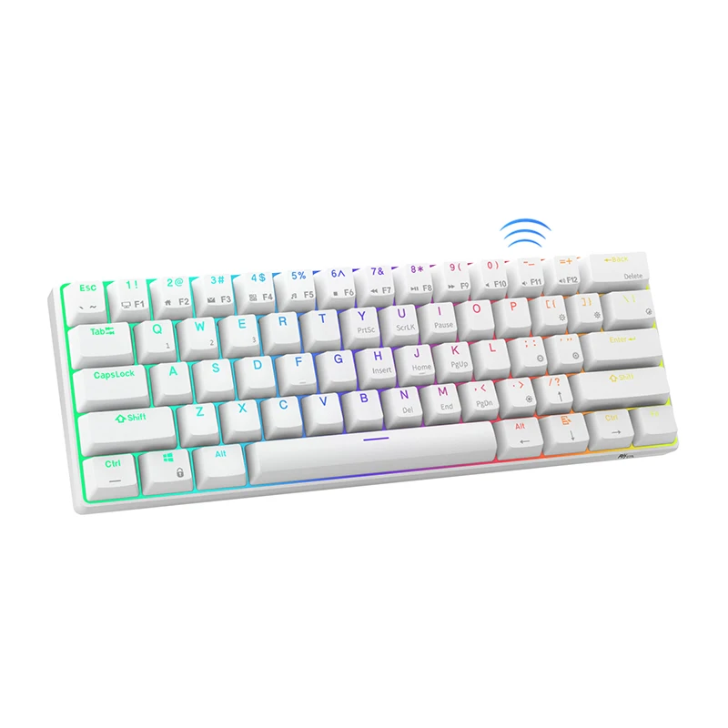 Royal Kludge RK61 RK 61 2.4 wireless rgb gaming mechanical korean language keyboard Hot swappable teclado maquinal keyboard