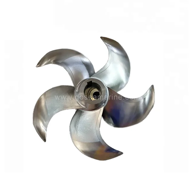 Chinese manufacturer supply Stainless Steel Marine Shaft 5 blades Propeller