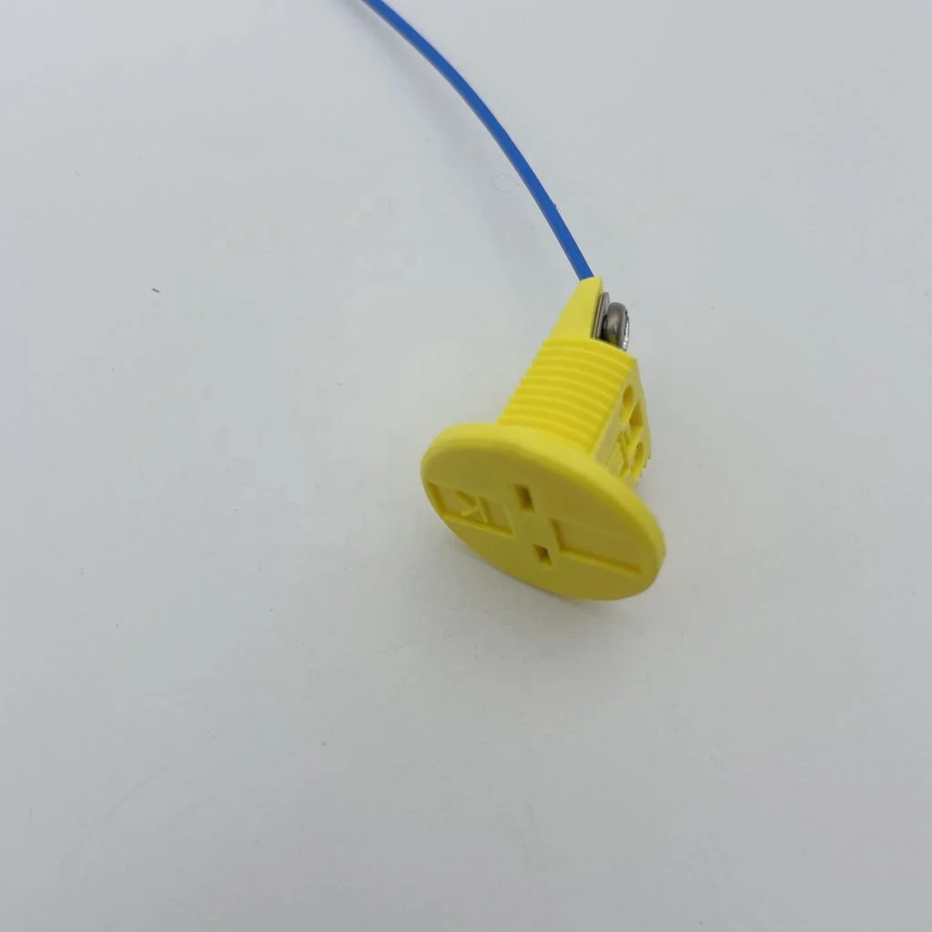 Hot sale 150mm PTFE cable K thermocouple with Omega round panel