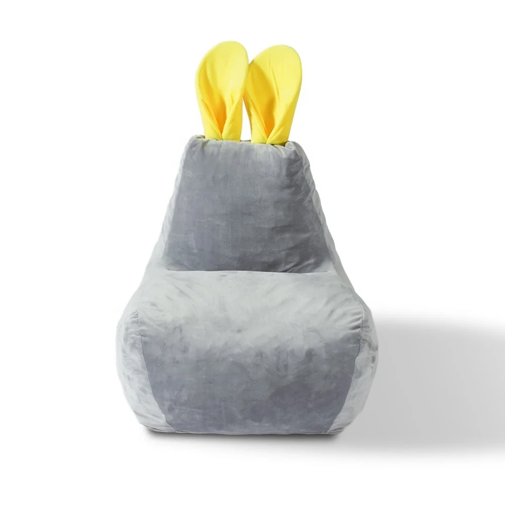 Rabbit sofa chair flannelette skin friendly bean bag home can be disassembled and washed high elastic seat