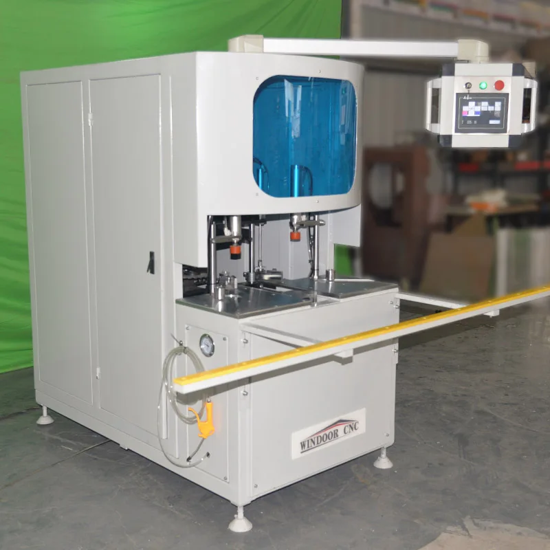 Automatic UPVC CNC Corner Cleaning Machine New Used Core Component Motor Window Making Construction Manufacturing Plant Use