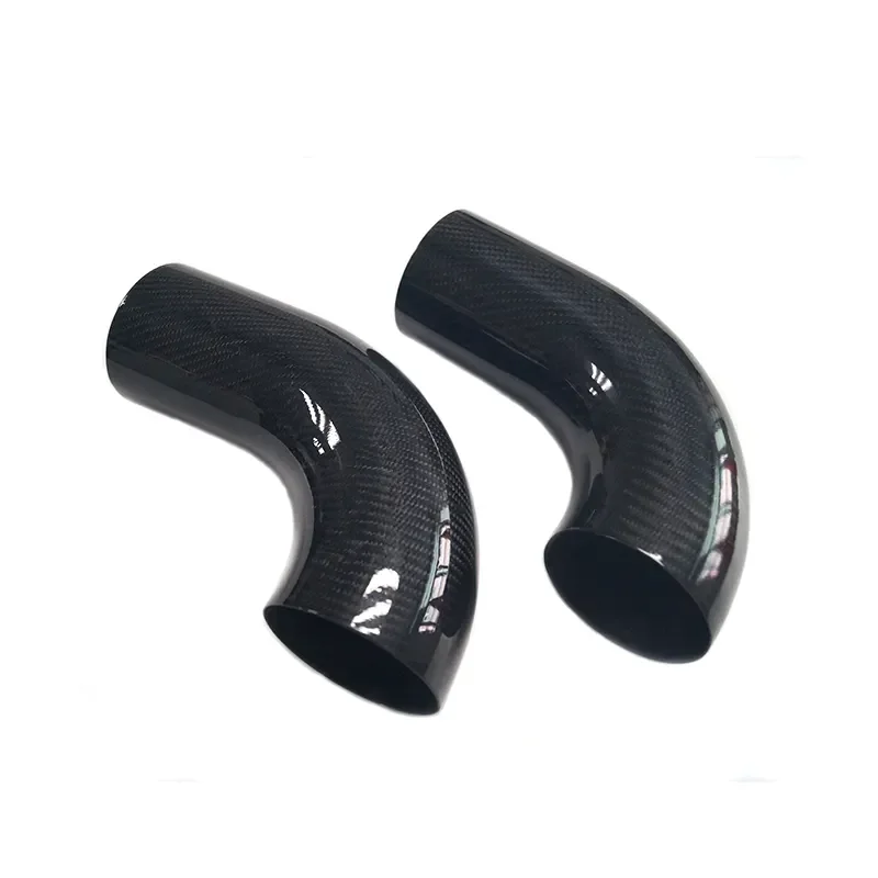 Customized Carbon Fiber Large Tube Bent Tubing in Square or round Pattern Lightweight Air Intake Tube