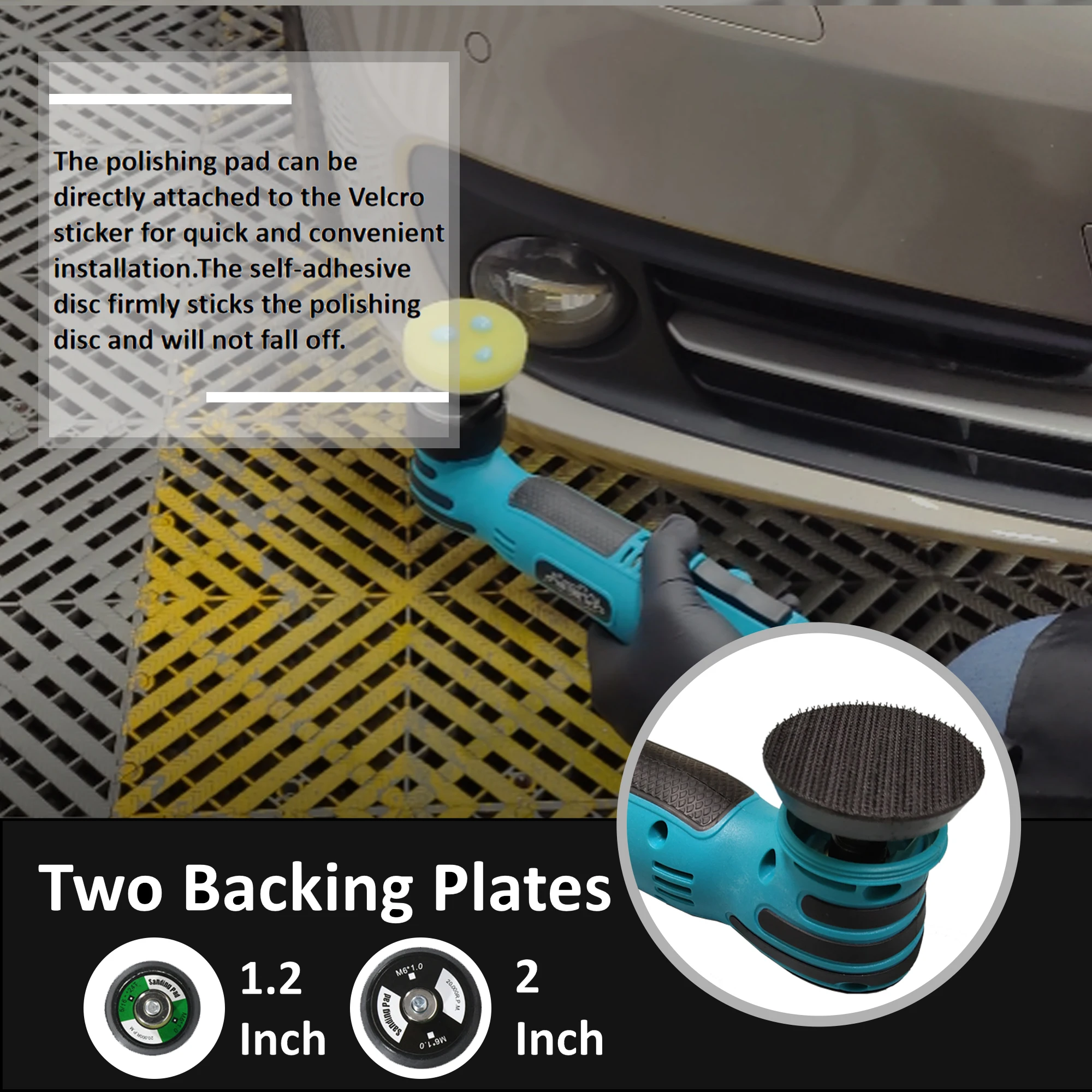 Car Shield E-commerce Supplier 12V Cordless Portable RO/DA Mini Car Buffer Polisher