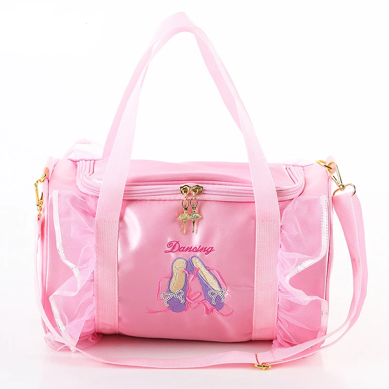 Kids Girls Duffle Bag For Ballet,Dance,After- School Practice,Sports, Cheerleading,Gymnastics,Weekend,Overnight Short Trips,