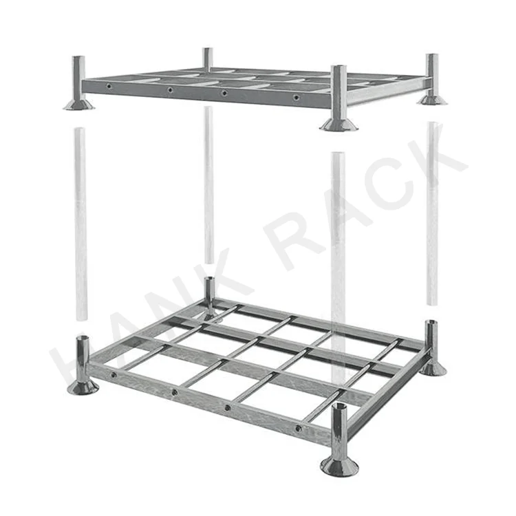 Demountable Stacking Rack Post Removable Rack Transporting and Storage Galvanized Post Pallet