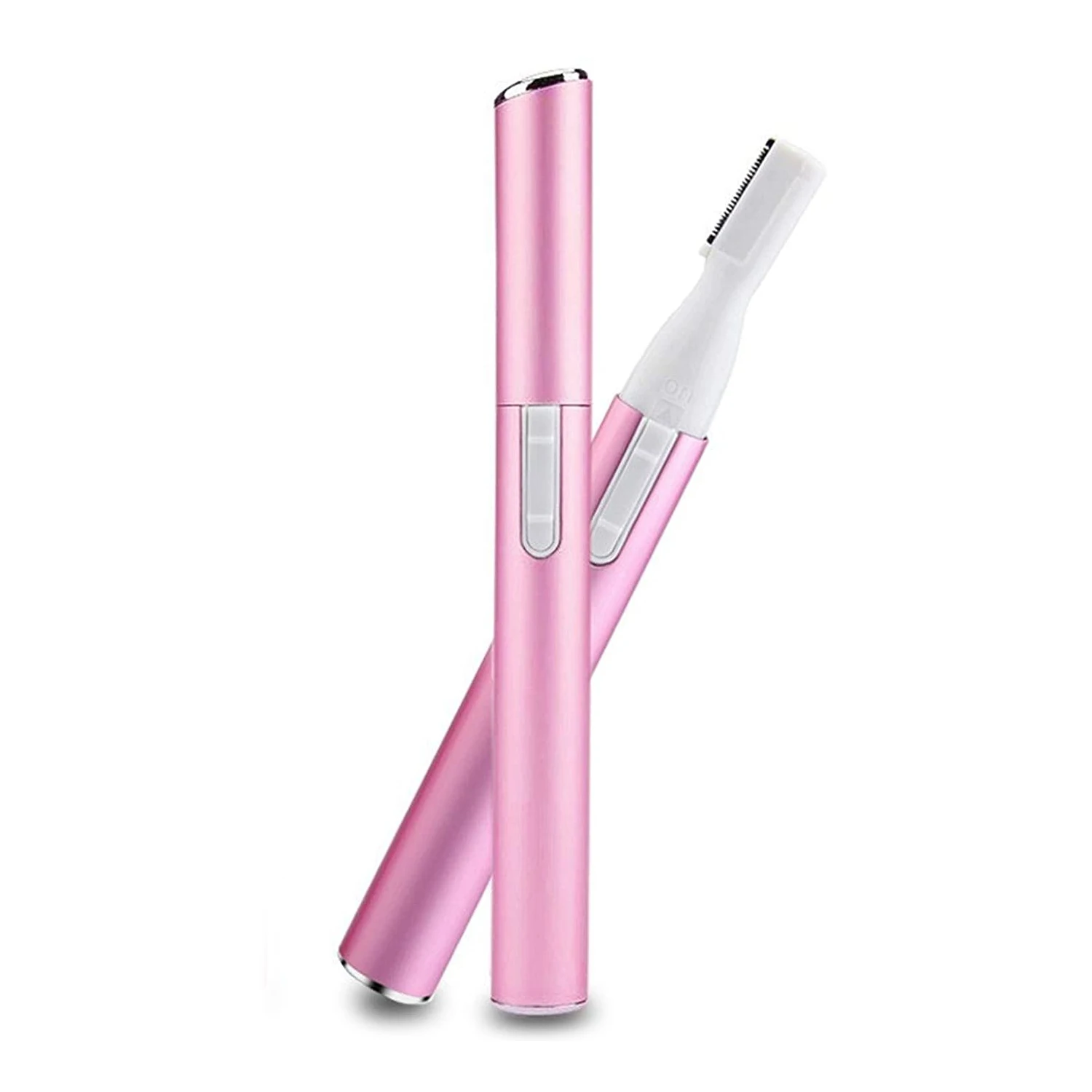 Stylish Design Battery Operated Women Razor Hair Shaver Facial Electric Eyebrow Trimmer