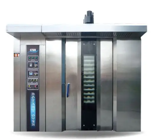 Heavy Duty Industrial 16-Layer 32-Tray Bakery Prices Rotary Rack  Bread Oven