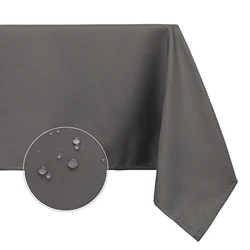 Прямоугольная скатерть, устойчивая к пятнам и морщинам моющаяся скатерть из полиэстера, декоративная тканевая скатерть