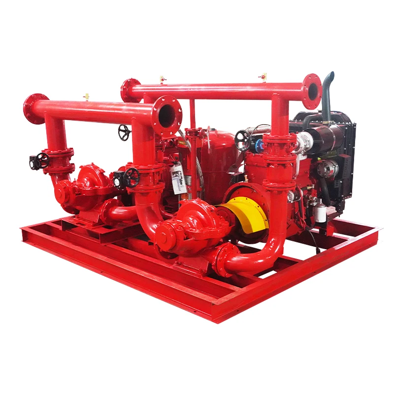 Factory Combines diesel Fire Pump Horizontal Centrifugal and Stainless Steel Multistage to Make New Set