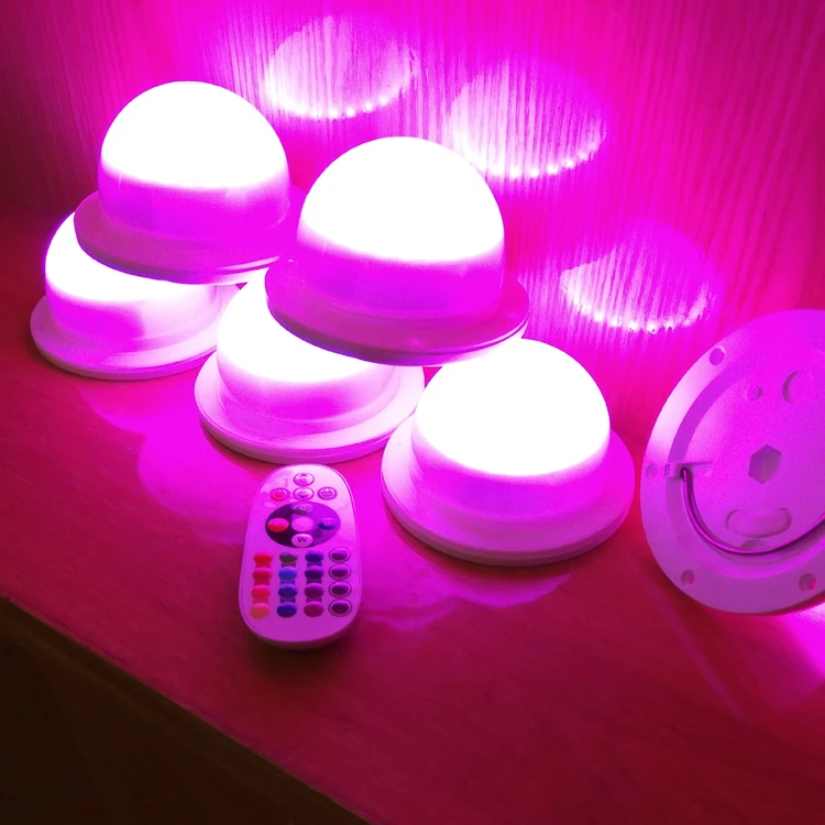 Remote control RGB SMD5050 LED lampwick base cabinet Light for home furniture