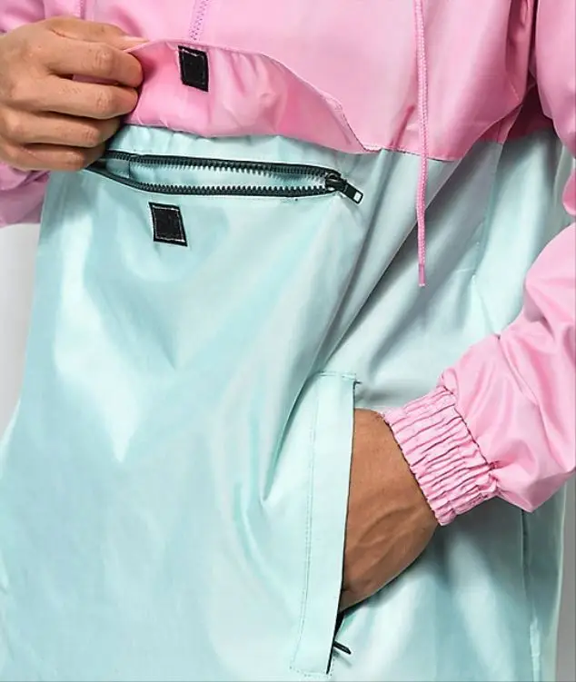 
Slim Fit Nylon Pullover Colors Coaches Jackets Manufacturers Unisex Windbreakers Fitted Great Quality Custom 