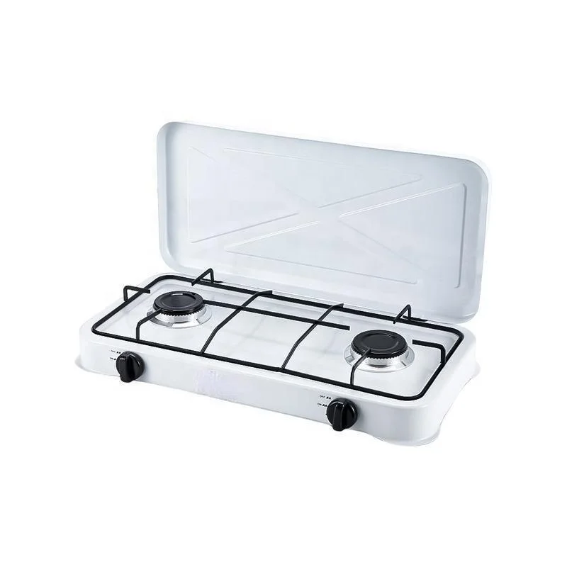 Double-stove European-style gas stove European-style simple stove small fire oven double-head outdoor camping gas grill