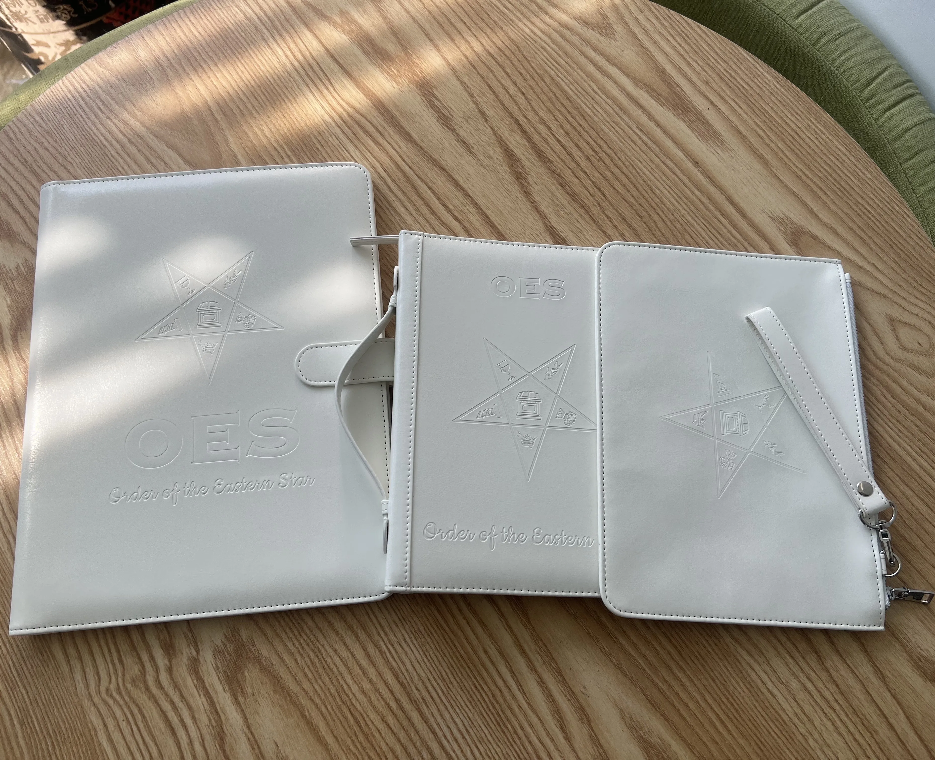 2024 новый дизайн белая сумка-клатч на молнии из искусственной кожи с ремешком запястье заказ подарок сестре Восточной звезды