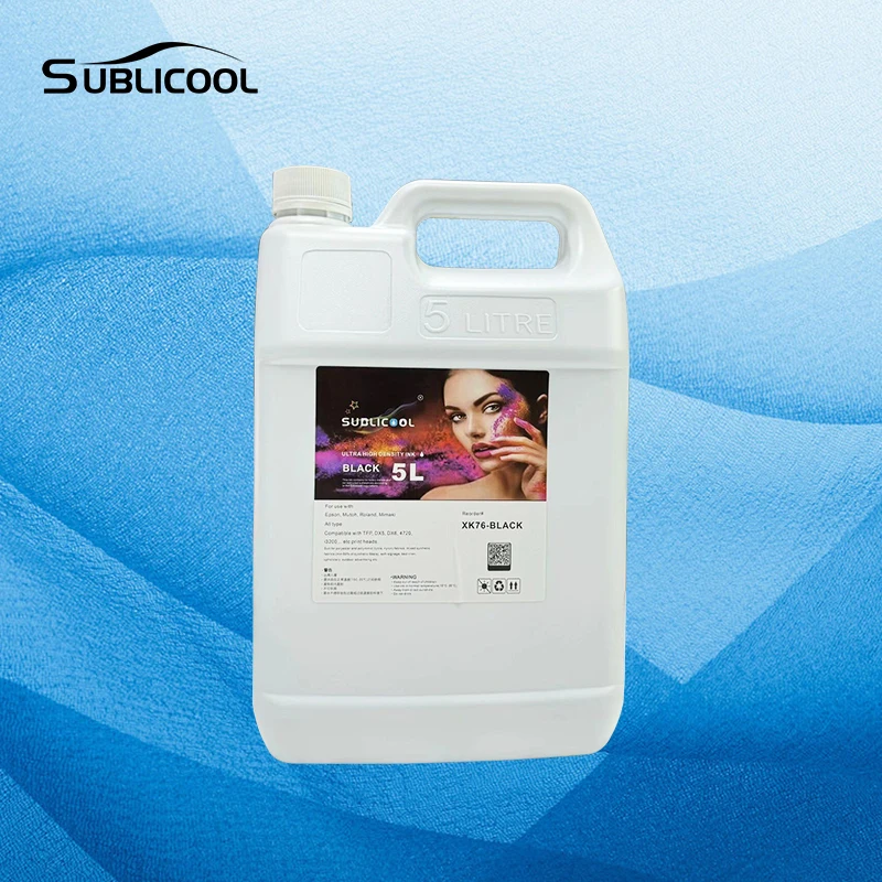 SUBLICOOL Continuous Ink System Sublimation Dye Printing Heat Transfer Ink 5L 5KG Compatible for High Speed 8 Printheads Printer