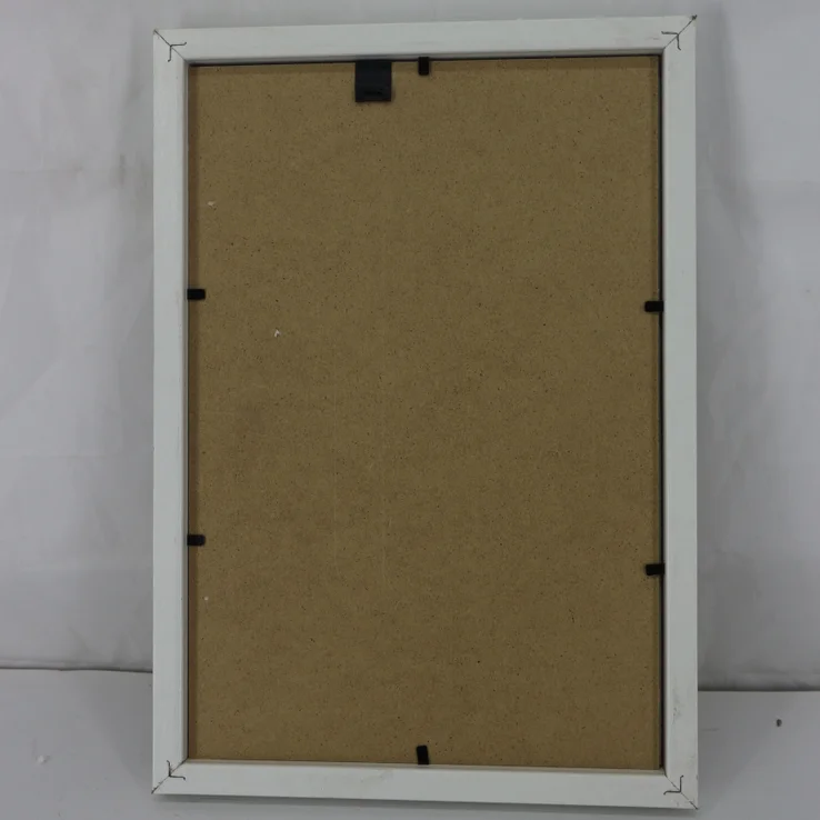 Оптовая продажа рамка для фотографий A4 из чистого белого ДВП фоторамка 15x20 30x40 40x60 50x70 см или под заказ