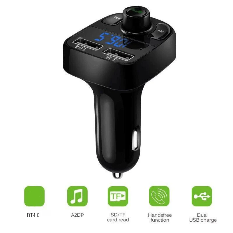 X8 Car MP3 receiver transmitter X8 Multifunctional dual USB car charging cigarette lighter Usb Player Dual Charger