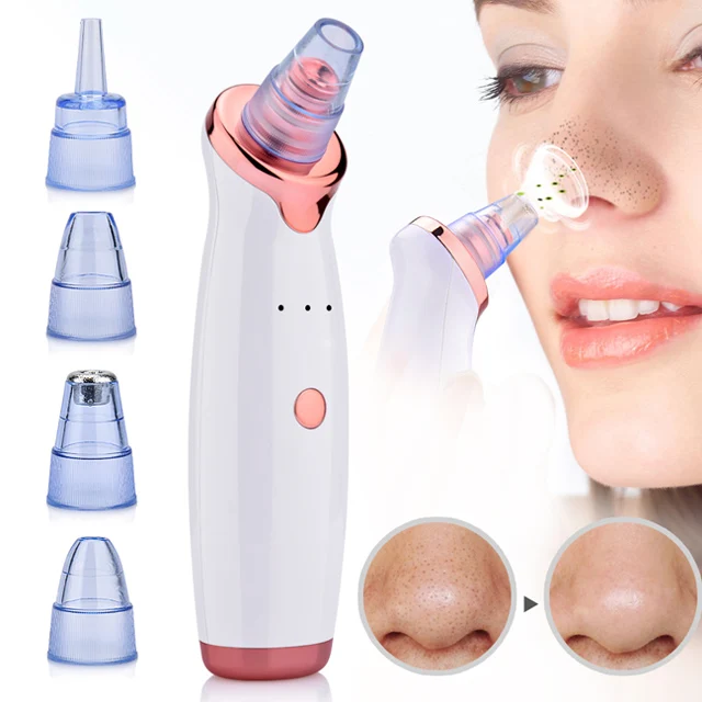 Multifunctional Cleaning Instrument Facial Nose Acne Whitehead Removal Ultrasonic Electric Blackhead Remover Vacuum