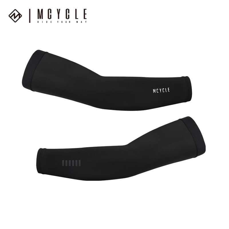 Mcycle Winter Fleece Compression Arm Sleeve Keep Warm Cycling Arm Sleeves Unisex Bicycle Bike Arm Sleeve