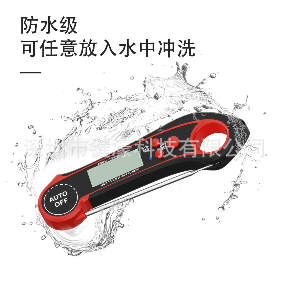 HTM75 Stainless steel probe Upgrade version waterproof thermometer Food Cooking Meat instant Thermometer with hanging hole