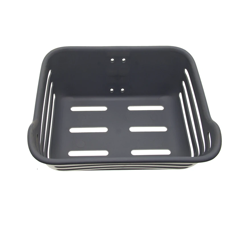 China made electric bicycle black basket plastic front basket