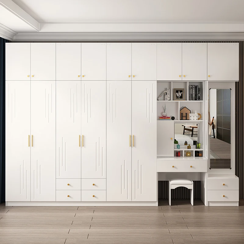 Modern Minimalist Customizable Dresser Integrated Combination Of Large Wardrobe